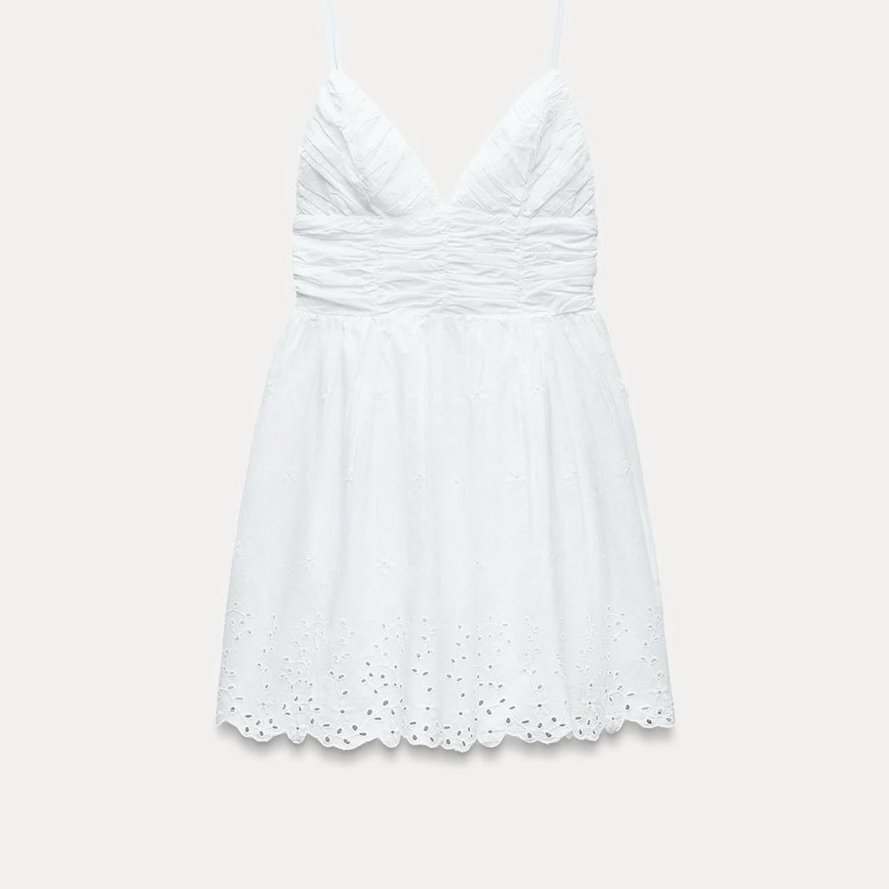 Zara White Mini Dress